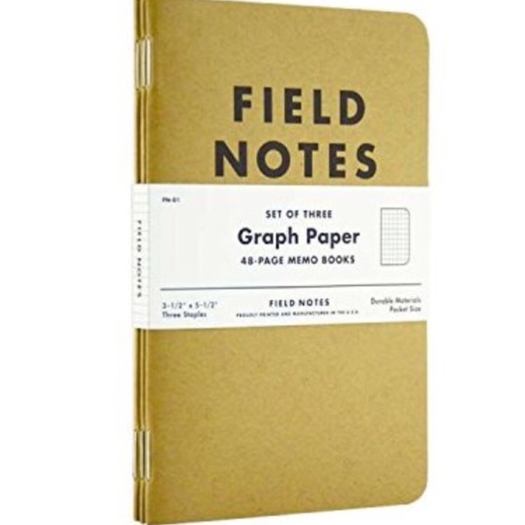 Field Notes Kraft Graph Paper - 3 Pack - Picture 1 of 2